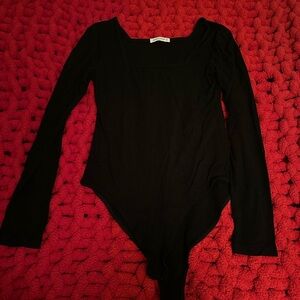 Mangopop Classic Black Bodysuit